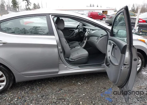 2012 Hyundai Elantra Gls (Ulsan Plant) from USA, damaged, VIN KMHDH4AE6CU227956